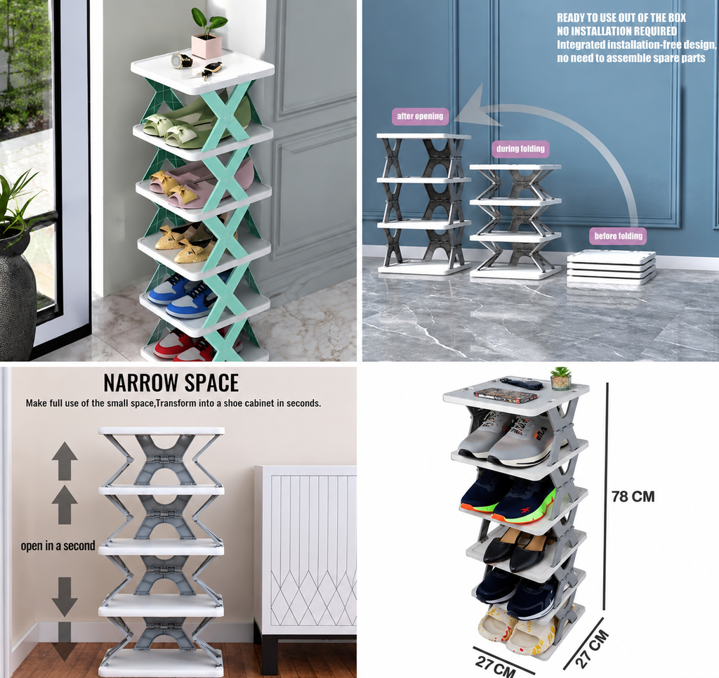5 layer Shoe rack Stylish!!! Adjustable shoe rack