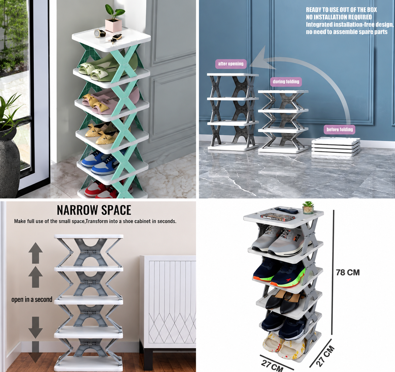5 layer Shoe rack Stylish!!! Adjustable shoe rack