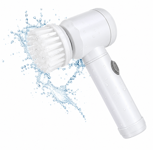 Electric Cleaning Brush, Electric Rotary Cleaning Brush with 3 Brush Heads Insulator Polisher Bathroom Shower Tub Kitchen Stove Floor Car